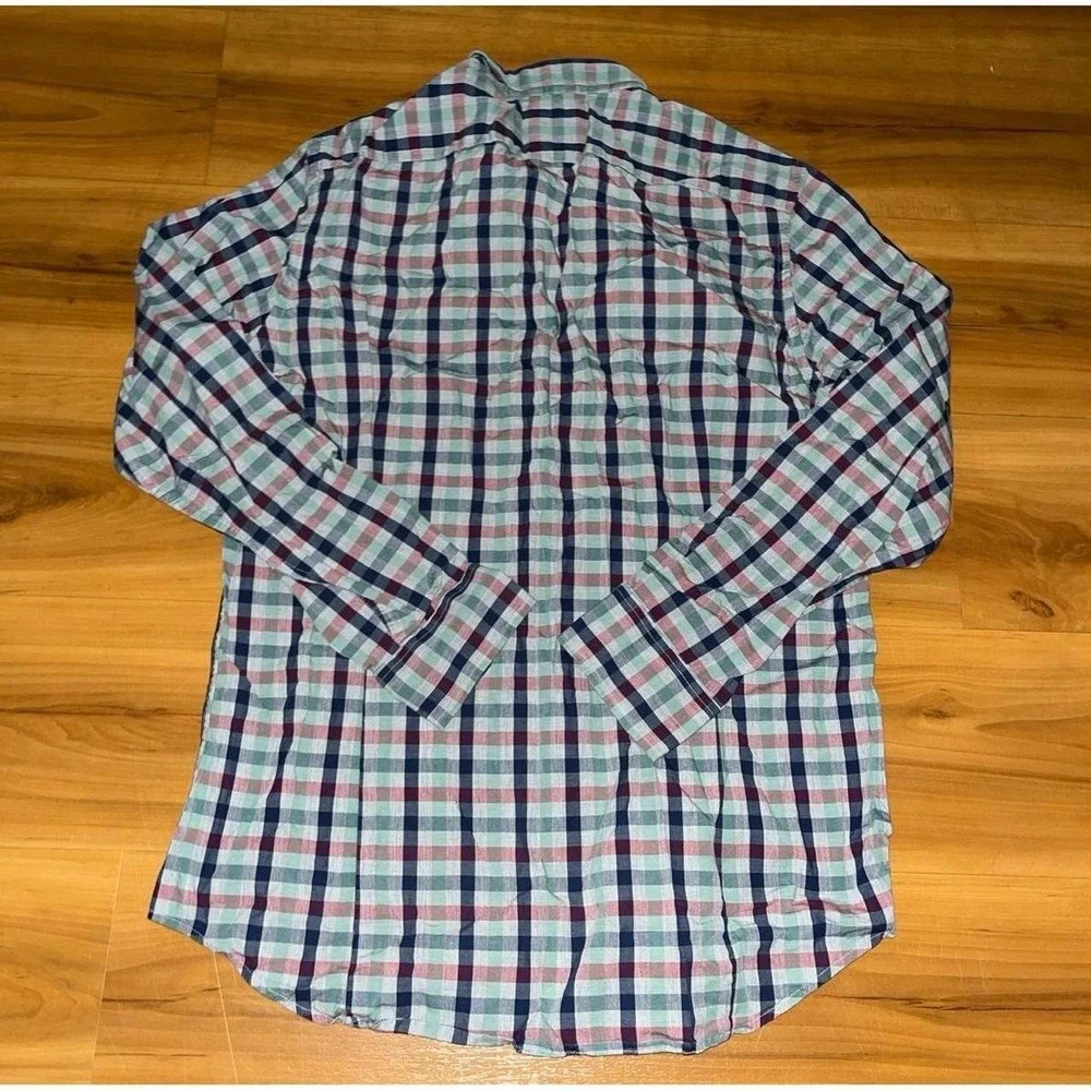 Mens Banana Republic Stretch Tailored Slim Fit Button Up Casual Shirt